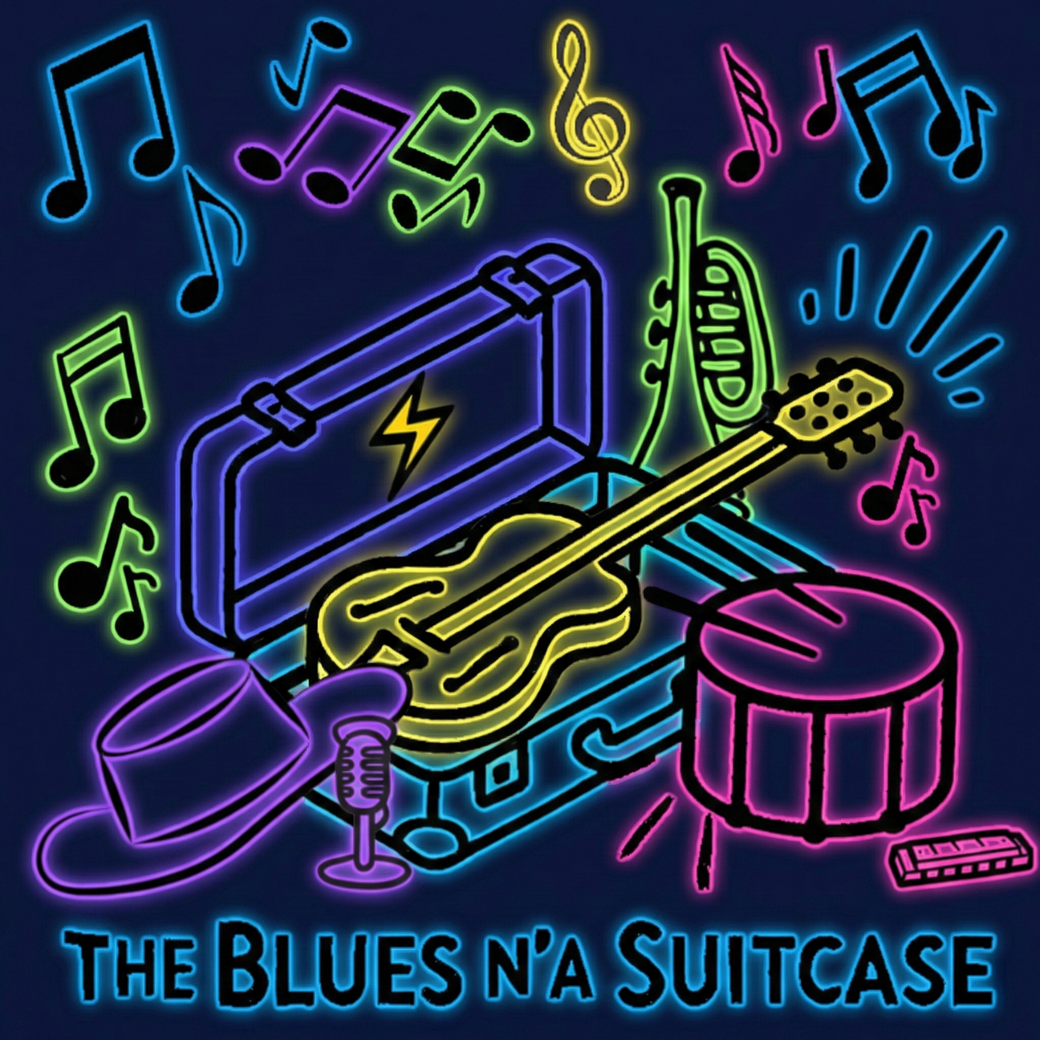 Blues N' A Suitcase Logo